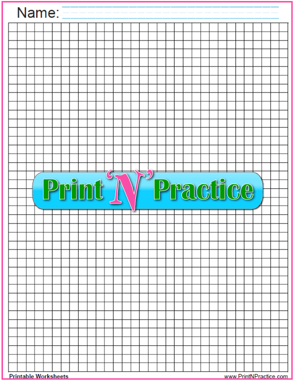 Free Printable Grid Graph Paper Template, Print Graph Paper