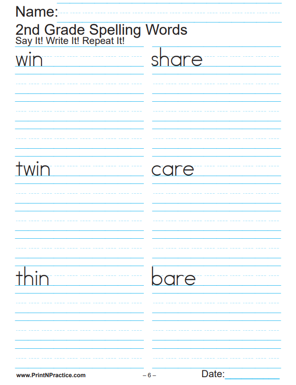 spelling-worksheets-for-2nd-graders