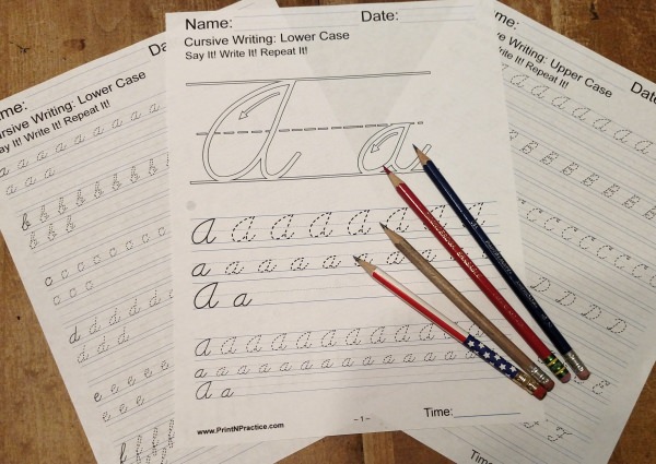 50 cursive writing worksheets alphabet letters sentences advanced