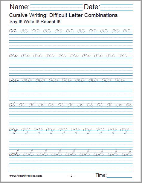 Cursive Handwriting Copybook Joined Up Writing Practice: Easy for Children  & Adults To Learn Cursive Writing Alphabet Letter Tracing Great For Beginne  (Paperback)