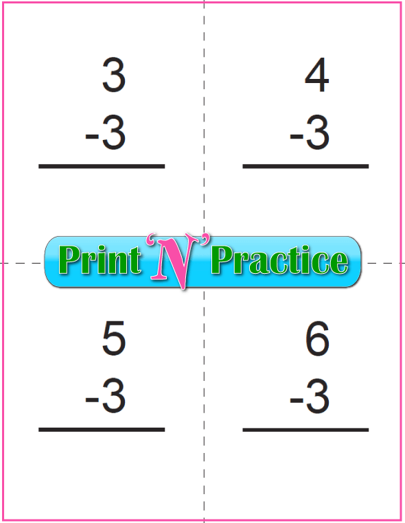 50 Kindergarten Subtraction Worksheets Practice For Kids