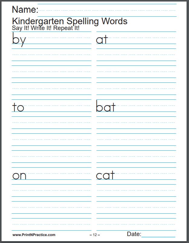 672 Printable Spelling Worksheets Easy Spelling Practice Worksheets