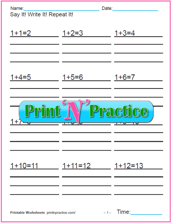 50+ Addition Worksheets For Kindergarten, First And 2nd Grade