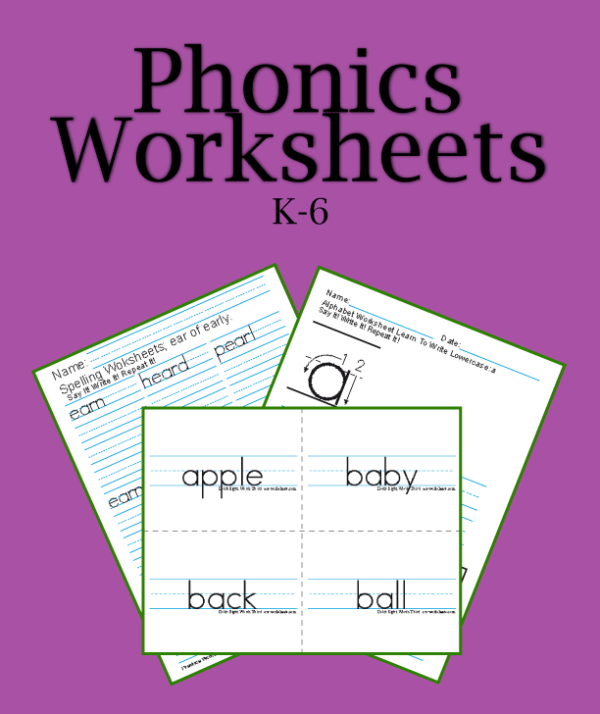 190+ Printable Phonics Worksheets ⭐ Pdf Teaching Phonics Activities