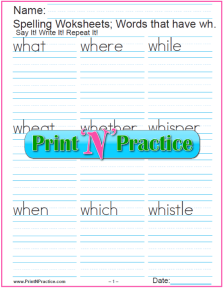 44 phonics worksheets practice phonics words with easy copywork