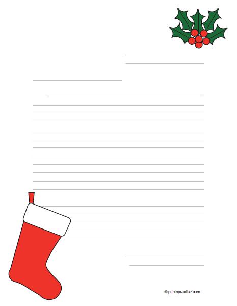 35+ Printable Writing Paper ⭐ Seasonal Designs